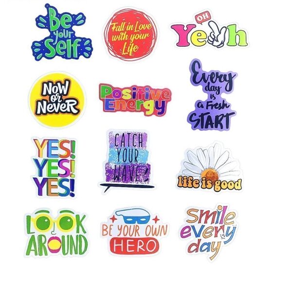 50pc Vinyl Sticker Set  - Picture 4 of 4